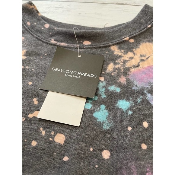 Grayson Threads Black Label Women's Pullover Tie Dye Sweater Multicolor Size XS - Picture 8 of 8